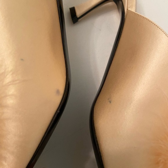 Saint Laurent MAE MULES IN CREPE SATIN WITH FEATHERS sz 7 - Picture 9 of 9